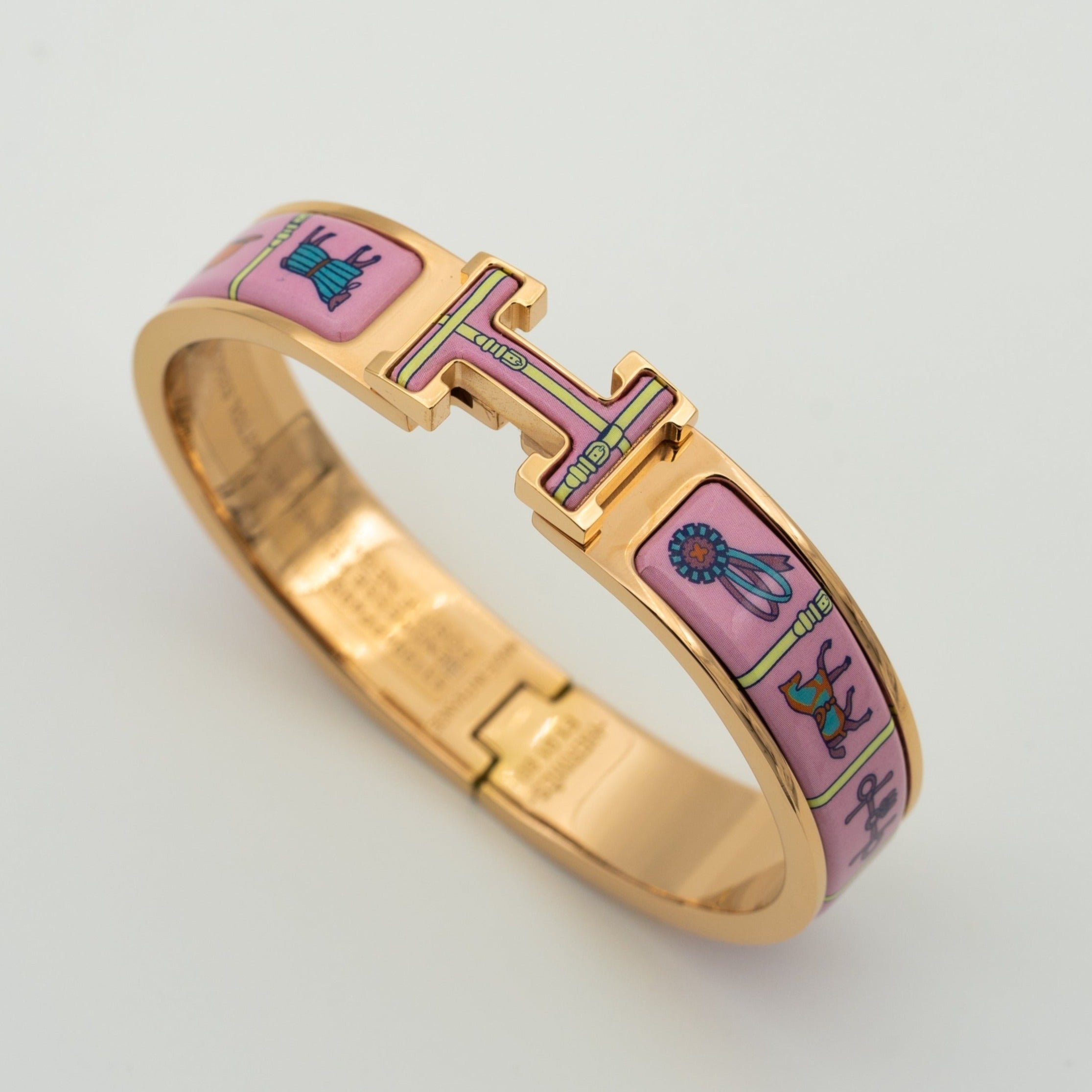 TimiH PINK GOLD BRACELET PINK CERAMIC