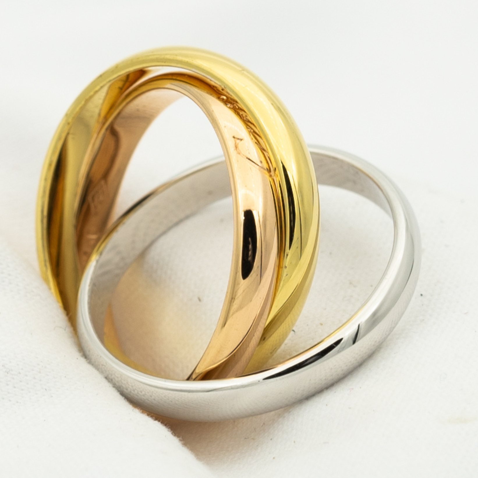 TimiTRINITY RING GOLD PINK GOLD SILVER