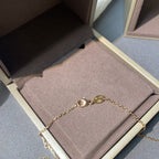 TimiJEUX DE PINK GOLD DIAMOND NECKLACE