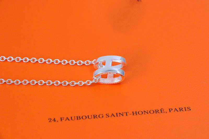 TimiHM NECKLACE H LETTER OVAL SERIES