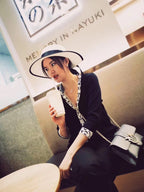 TimiHM FIRE PIG NOSE NECKLACE TRENDY STREET