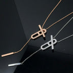 TimiHM NECKLACE PLATINUM ROSE GOLD DIAMOND