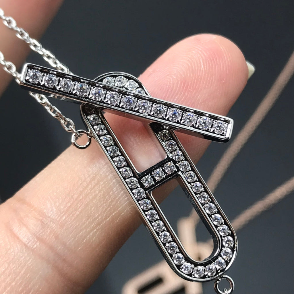 TimiHM NECKLACE PLATINUM ROSE GOLD DIAMOND