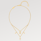 TimiFLOWERGRAM GOLD MOP DOUBLE ROW NECKLACE