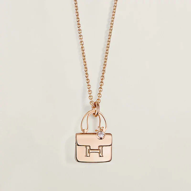 TimiAMULETTE PEDANT ROSE GOLD NECKLACE