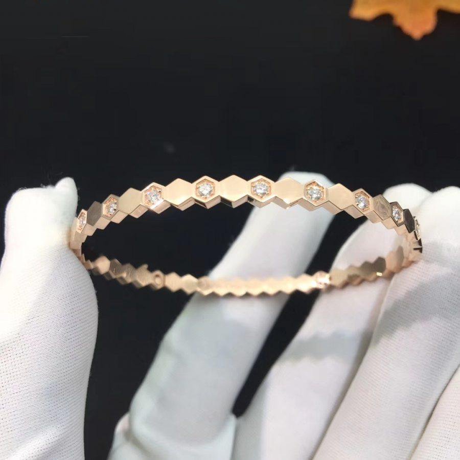 TimiBEE LOVE PINK GOLD DIAMOND BRACELET