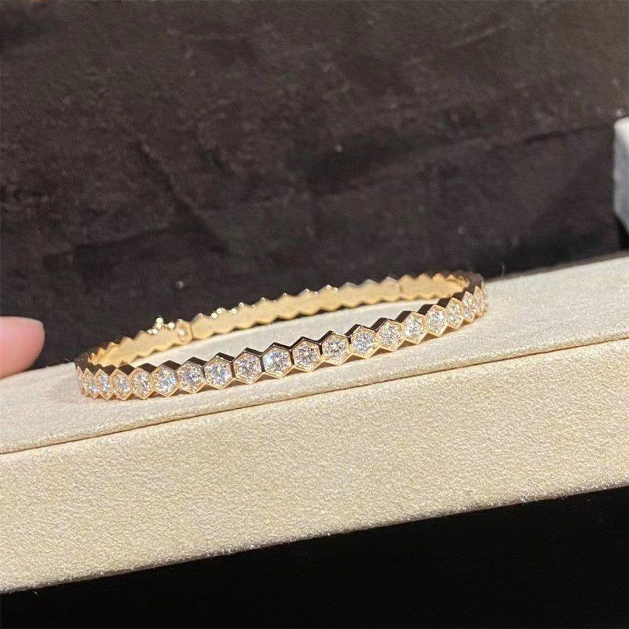 TimiBEE LOVE GOLD BRACELET FULL DIAMOND