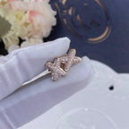 TimiJEUX DE PINK GOLD DIAMOND EARRINGS