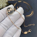 TimiJEUX DE BRACELET ONYX PINK GOLD DIAMOND