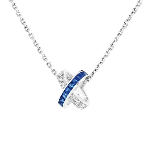 TimiLIENS DIAMOND SILVER NECKLACE
