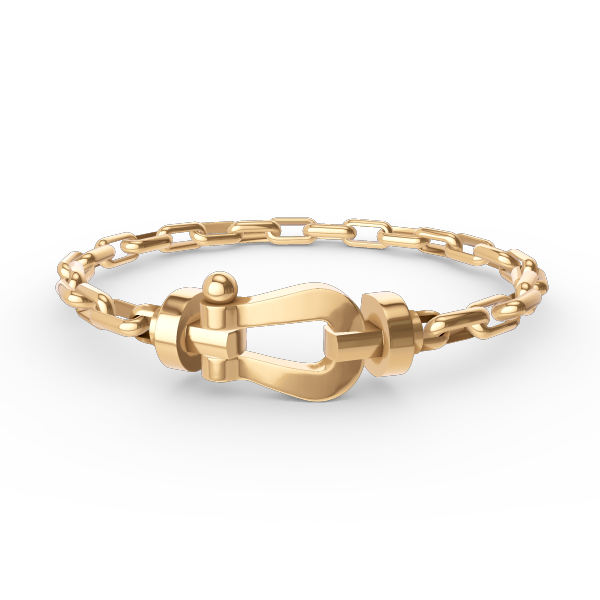 TimiFORCE LARGE HORSESHOE CLASP  METAL BRACELET
