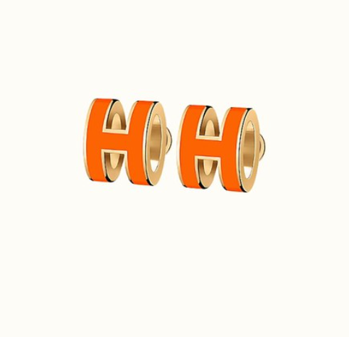 TimiMINI POP H EARRINGS ORANGE