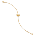 ¡®Timi¡¯FRIVOLE GOLD FLOWER PINK MALACHITE BRACELET