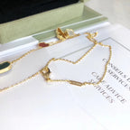 TimiLUCKY SPRING 4 MOTIFS ROSE GOLD NECKLACE